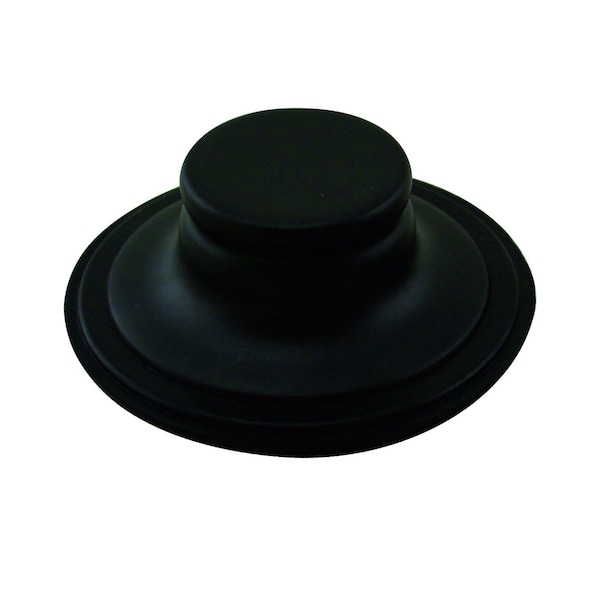 Westbrass InSinkErator Style Brass Disposal Stopper for Garbage Disposal in Matte Black D209-62 - main